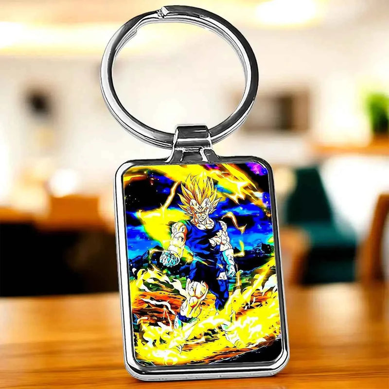 Porte Clé Vegeta Dragon Ball Z illustré à la main en Anjou