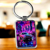 Porte Clé Voiture Futuriste