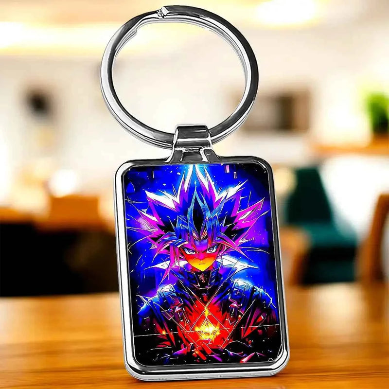 Porte-clé Yugi Muto Yu-Gi-Oh illustré à la main en Anjou