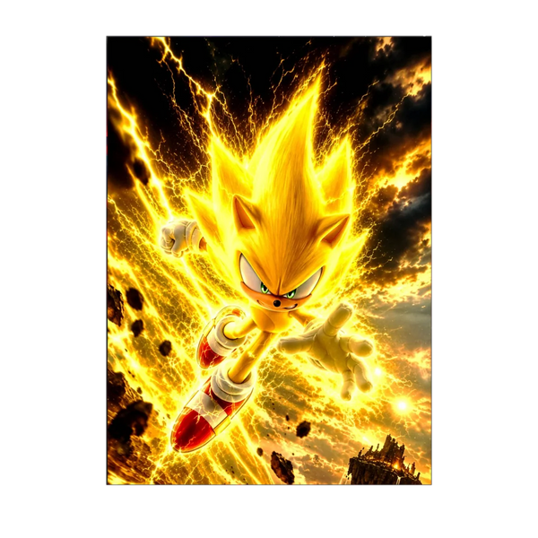 Tableau Super Sonic – 10x15 cm