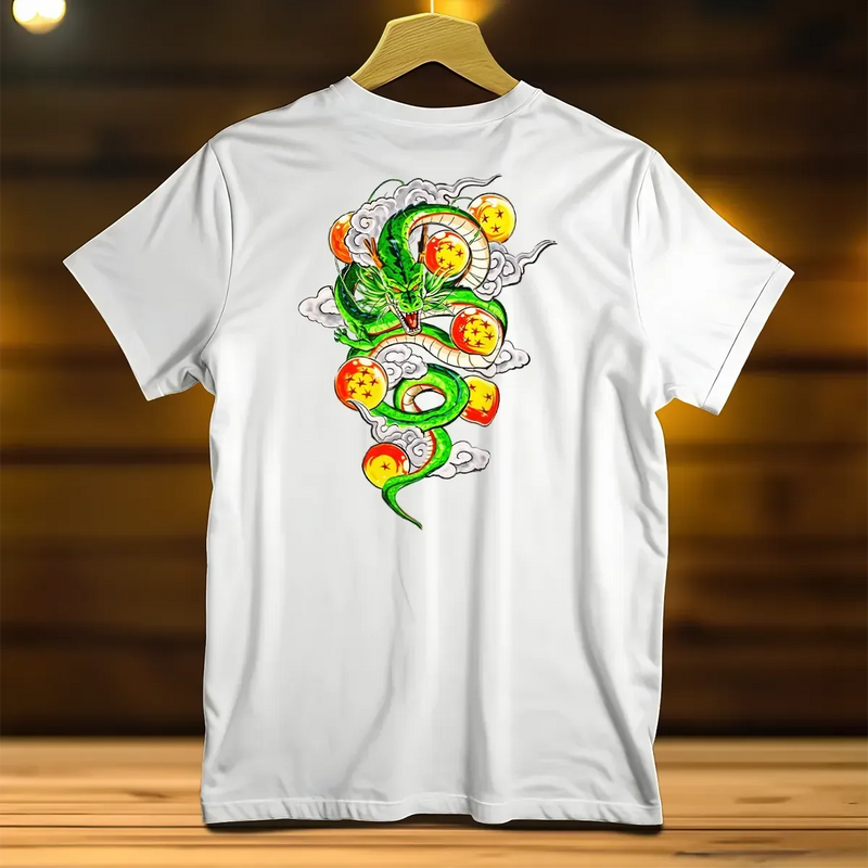 T-Shirt Shenron Dragon Ball illustré à la main en Anjou