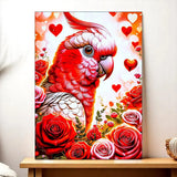 Tableau Perroquet Rose
