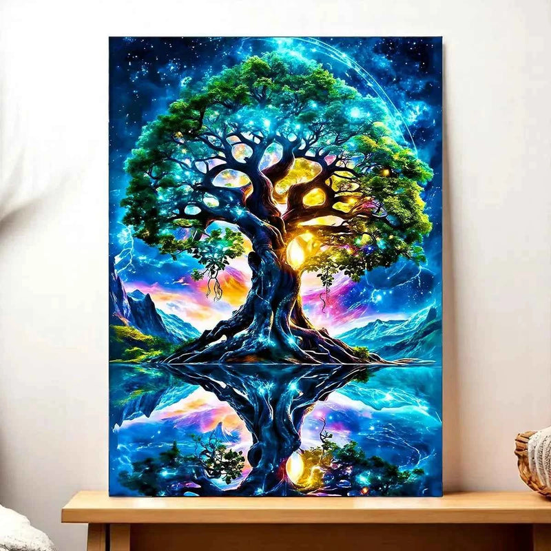 Tableau Arbre de Vie illustré à la main en Anjou