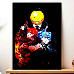 Poster Assassination Classroom illustré à la main en Anjou
