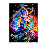 Poster Ayaka Genshin Impact illustré à la main en Anjou