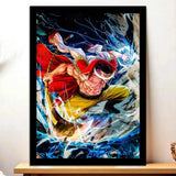 Affiche Barbe Blanche One Piece illustrée à la main en Anjou