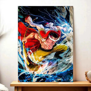 Tableau Barbe Blanche One Piece illustré à la main en Anjou