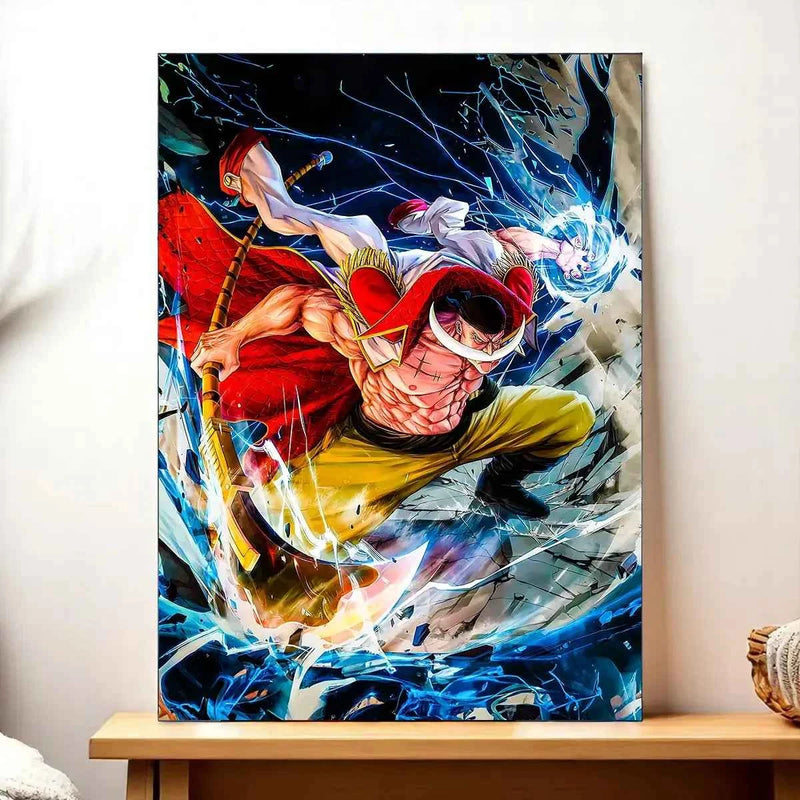 Tableau Barbe Blanche One Piece illustré à la main en Anjou