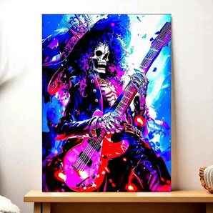 Poster Brook One Piece illustré à la main en Anjou