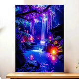 Tableau Cascade Fleur