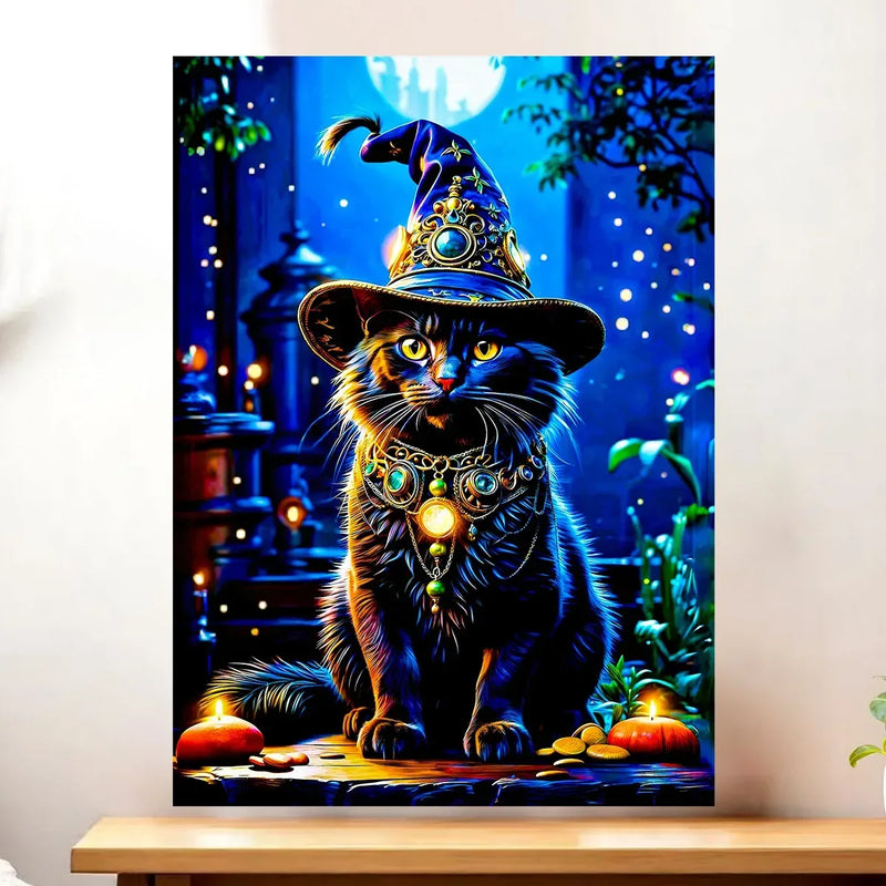 Affiche Chat Sorcier