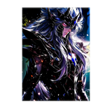 Poster Gémeau Dark Saint Seiya illustré à la main en Anjou