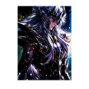 Poster Gémeau Dark Saint Seiya illustré à la main en Anjou