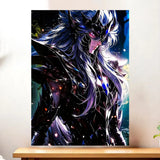 Affiche Gémeau Dark Saint Seiya illustrée à la main en Anjou