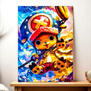 Tableau Chopper One Piece illustré à la main en Anjou