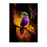 Poster Colibris Violet