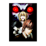 Poster Personnages Death Note illustré à la main en Anjou