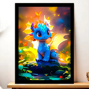 Cadre Noir Dragon Bleu