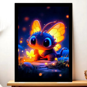 Cadre Noir Dragon Papillon