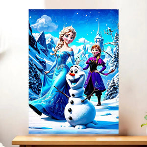 Affiche Elsa illustrée à la main en Anjou
