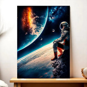 Tableau Espace illustré à la main en Anjou