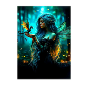 Poster Fée Dragon