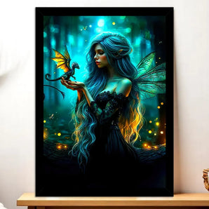 Cadre Noir Fée Dragon