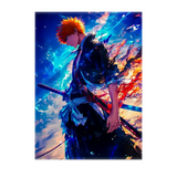 Poster Ichigo Bleach illustré à la main en Anjou