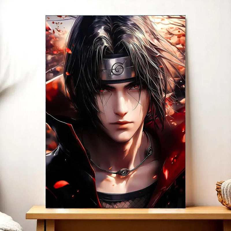 Tableau Itachi Naruto illustré à la main en Anjou