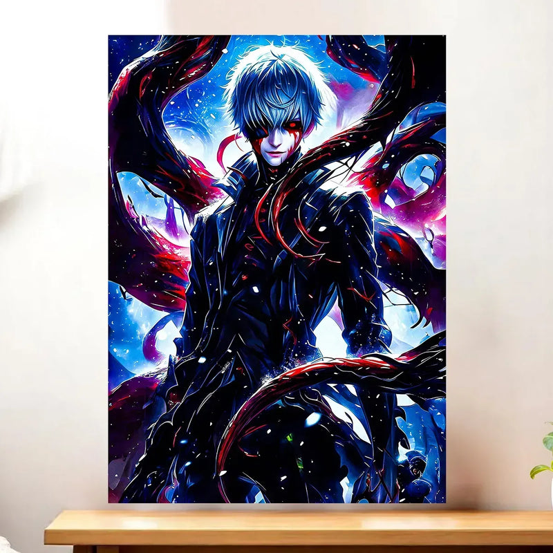 Affiche Kaneki Tokyo Ghoul illustrée à la main en Anjou