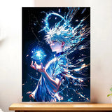 Affiche Kirua Hunter x Hunter illustrée à la main en Anjou