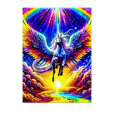 Poster Licorne Arc en Ciel