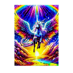 Poster Licorne Arc en Ciel