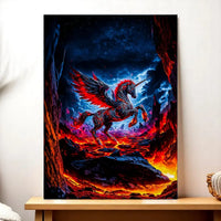 Tableau Licorne de Feu