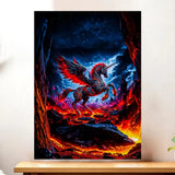 Affiche Licorne de Feu