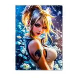 Poster Lucy Heartfilia Fairy Tail illustré à la main en Anjou