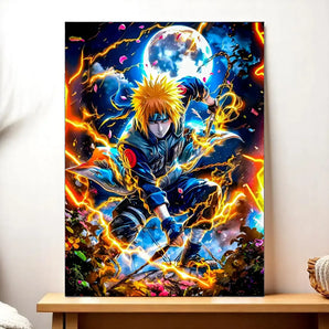 Tableau Minato Naruto illustré à la main en Anjou