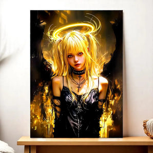 Tableau Misa Amane illustré à la main en Anjou