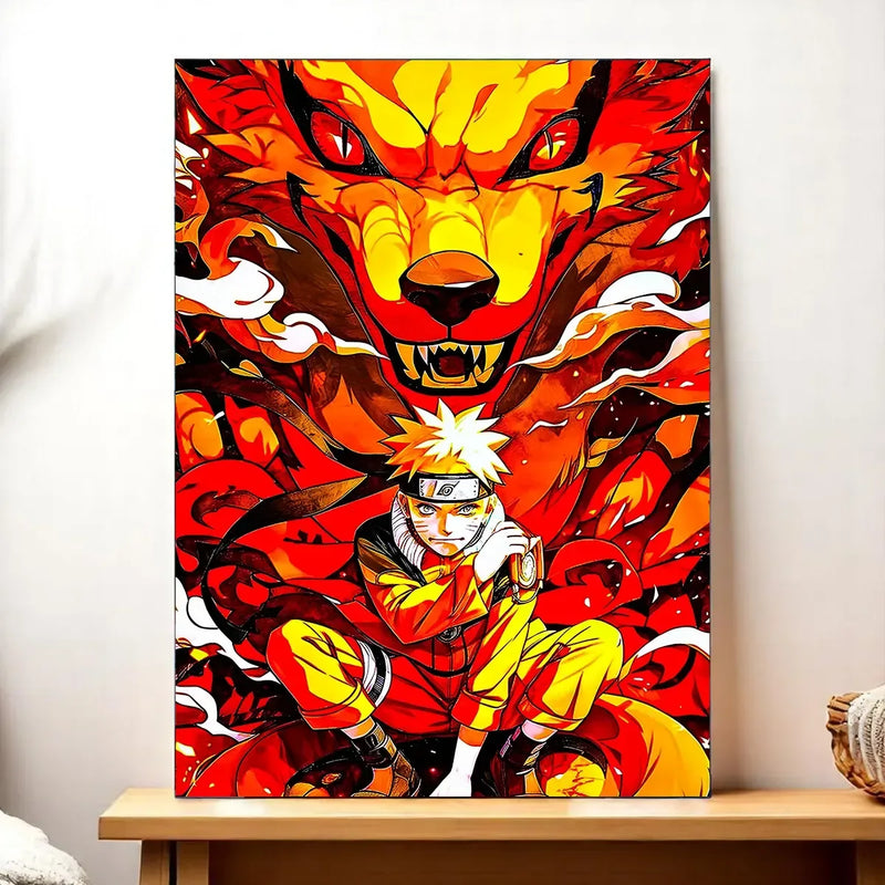 Tableau Naruto Enfant illustré à la main en Anjou