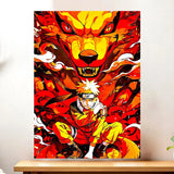 Affiche Naruto Enfant illustrée à la main en Anjou