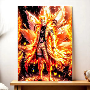 Tableau Naruto Shippuden illustré à la main en Anjou