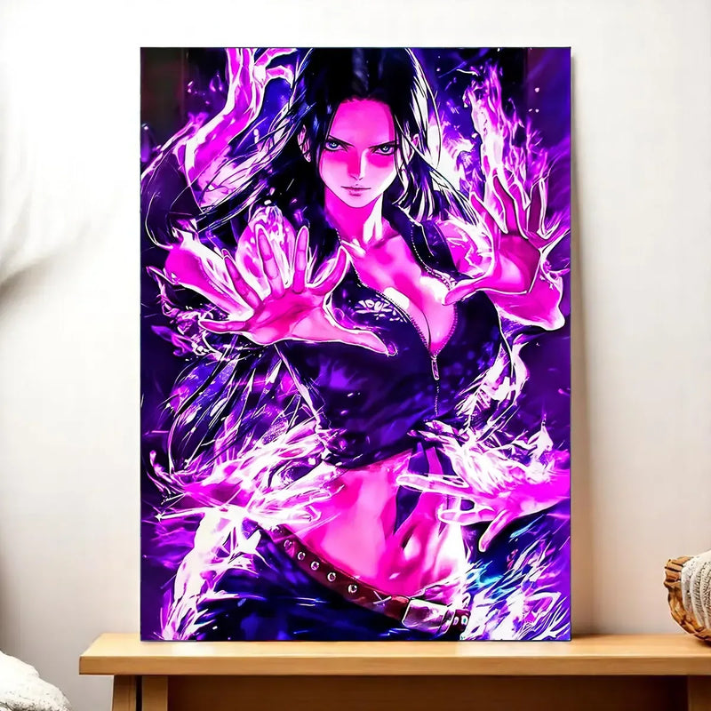 Tableau Nico Robin One Piece illustré à la main en Anjou