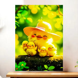 Affiche Poussin Famille