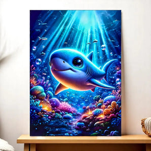Tableau Requin illustré à la main en Anjou