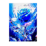 Poster Rose Bleue