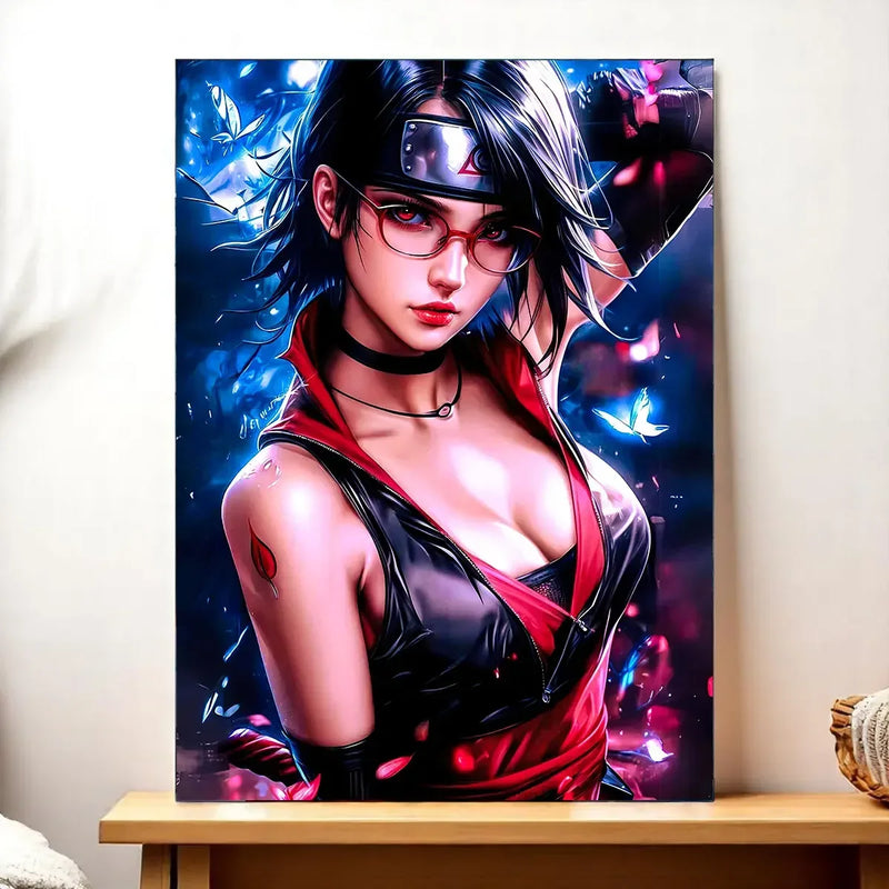 Tableau Sarada illustré à la main en Anjou