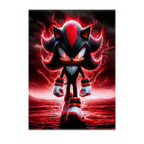 Poster Shadow the Hedgehog SEGA illustré à la main en Anjou