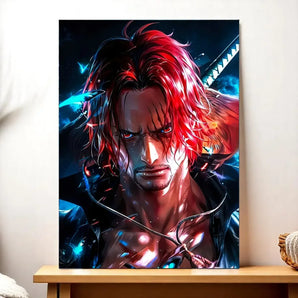 Tableau Shanks One Piece illustré à la main en Anjou