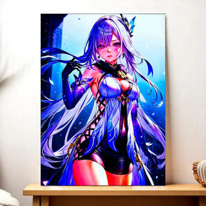 Tableau Skirk Genshin Impact illustré à la main en Anjou