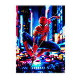 Poster Spiderman illustré à la main en Anjou
